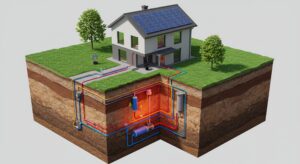 geothermal system heats and cools by harnessing the earth's natural power