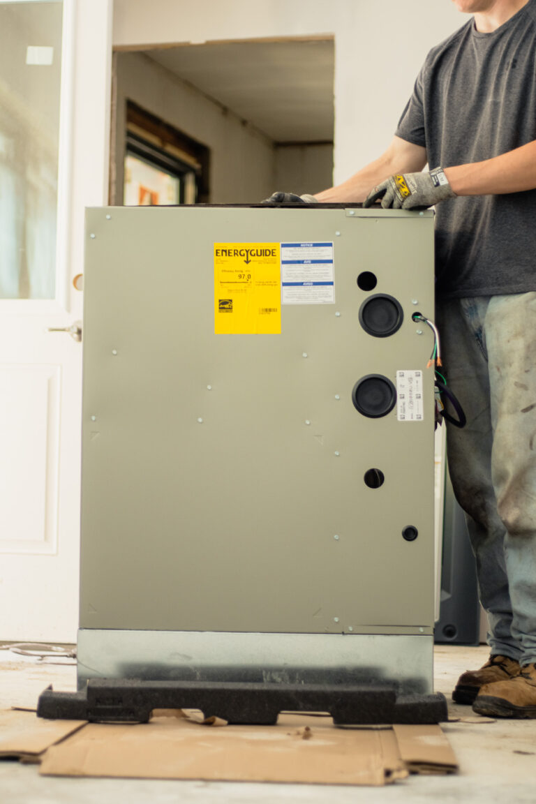 Residential HVAC system installation for heating and cooling efficiency